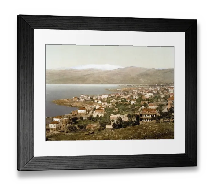 Framed Print : General view, in the distance the Lebanon Framed Print : General view, in the distance the Lebanon