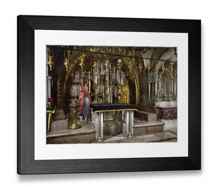 Framed Print : Der Kalvarienberg und der griechische Altar