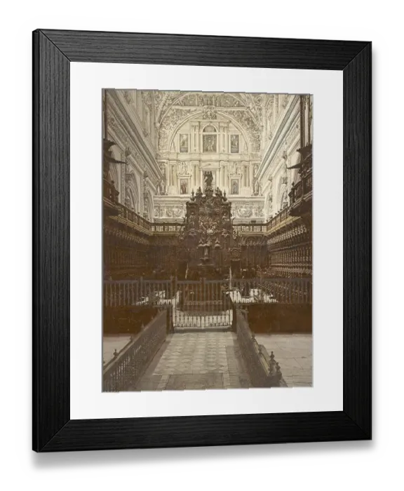 Framed Print : Cordoba. El Coro del la Catedral