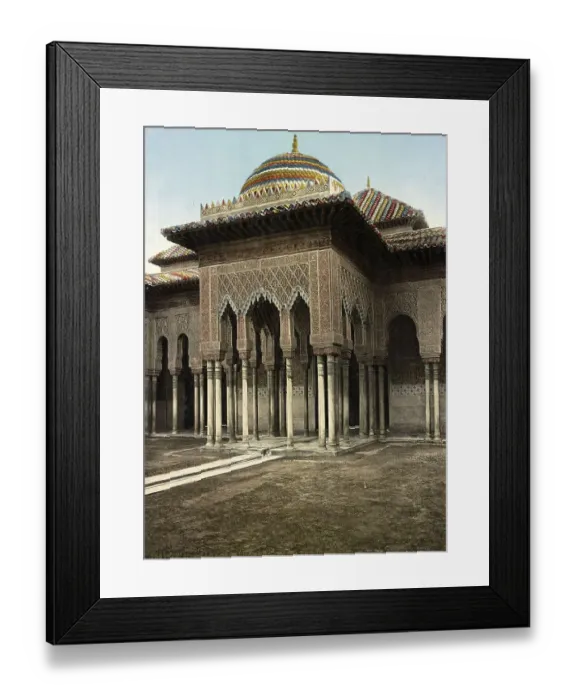 Framed Print : Granada. Alhambra. Patio de los Leones Framed Print : Granada. Alhambra. Patio de los Leones