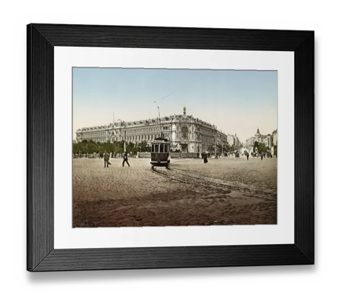 Framed Print : Madrid. Banco de Espana, Spain
