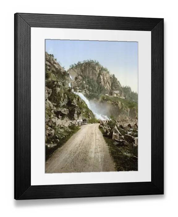 Framed Print : Laatefos, Odde, Odda, Hardangerfjord