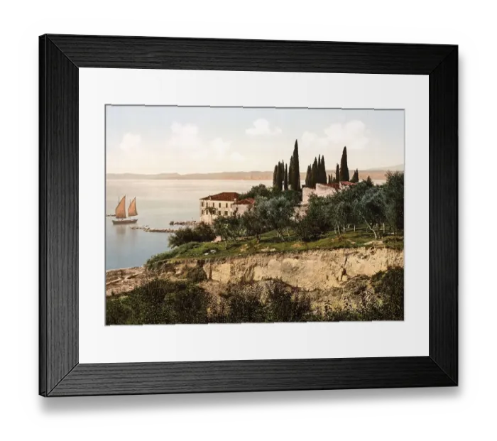 Framed Print : Pointe de Vigile, Punta San Vigilio