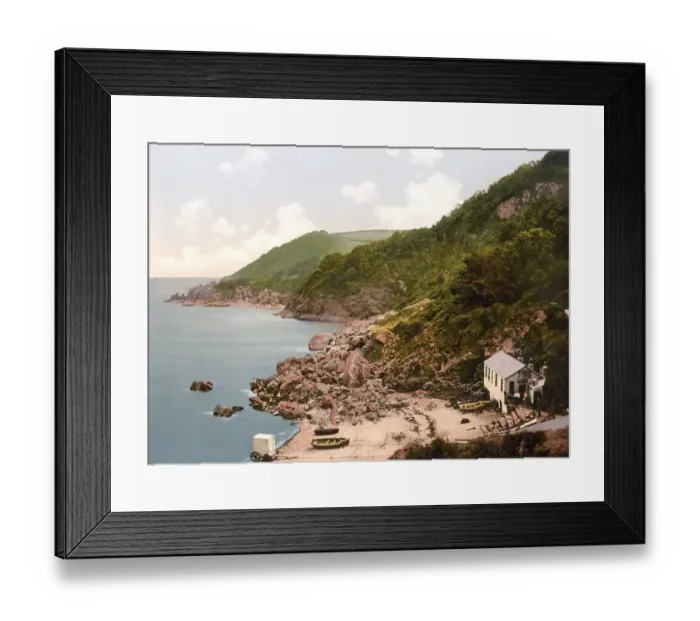 Framed Print : Anstey's Cove, Torquay, England Framed Print : Anstey's Cove, Torquay, England