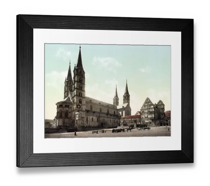 Framed Print : Cathedral and Old Court in Bamberg Framed Print : Cathedral and Old Court in Bamberg