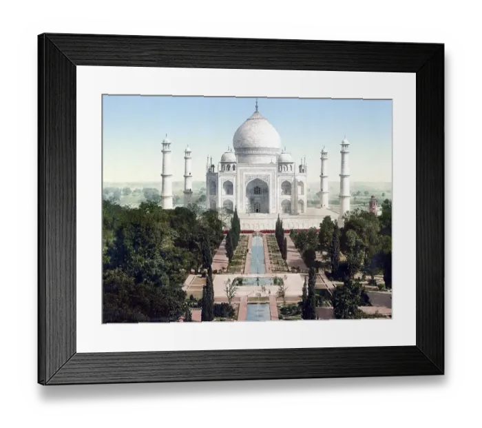 Framed Print : The Taj Mahal in Agra, India, 1890 Framed Print : The Taj Mahal in Agra, India, 1890