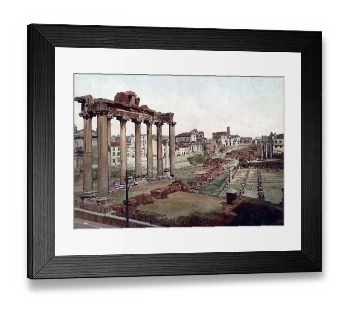Framed Print : Roman Forum, Roman Market Square