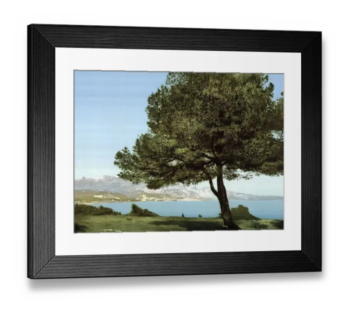 Framed Print : General view, Cap Martin, Menton on the Riviera Framed Print : General view, Cap Martin, Menton on the Riviera