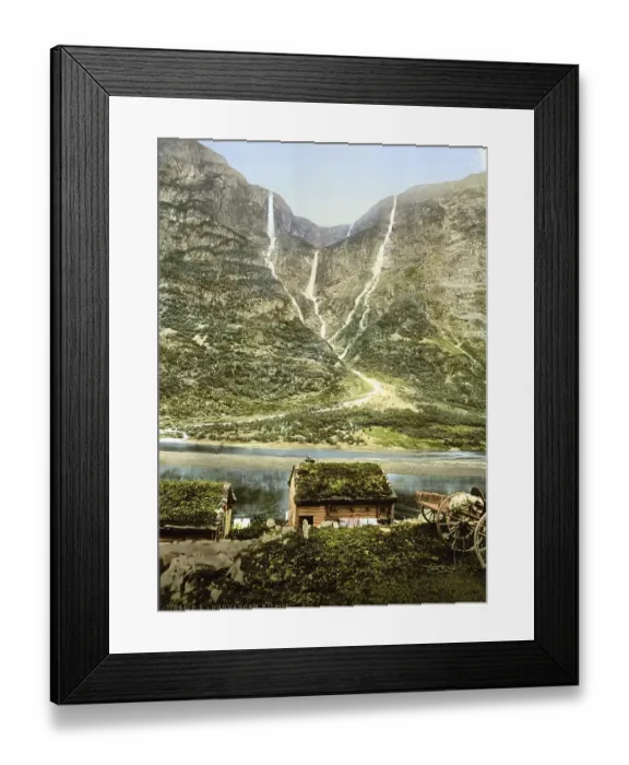 Framed Print : Gudvangen, Kilfos, on the Sognefjord