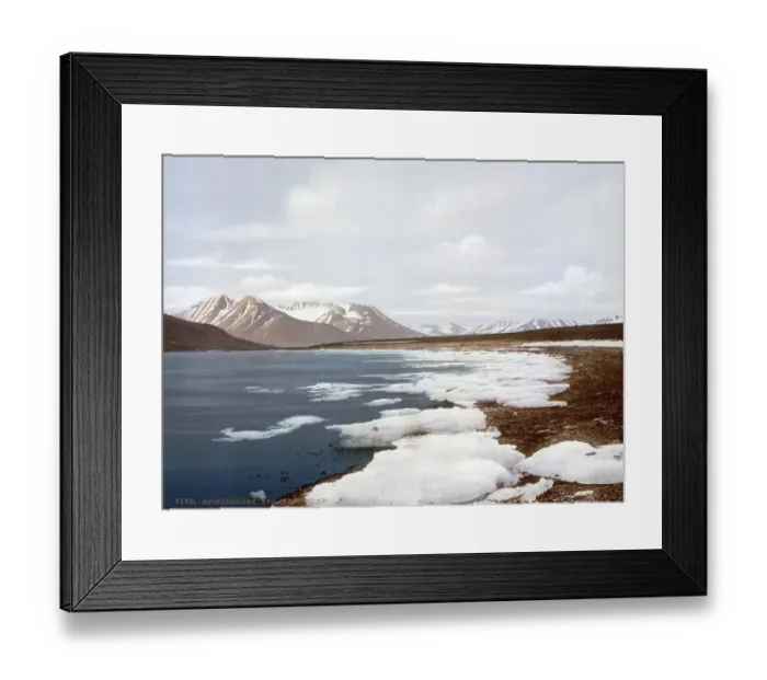 Framed Print : The Isefiorden, Fjord, Spitsbergen Framed Print : The Isefiorden, Fjord, Spitsbergen