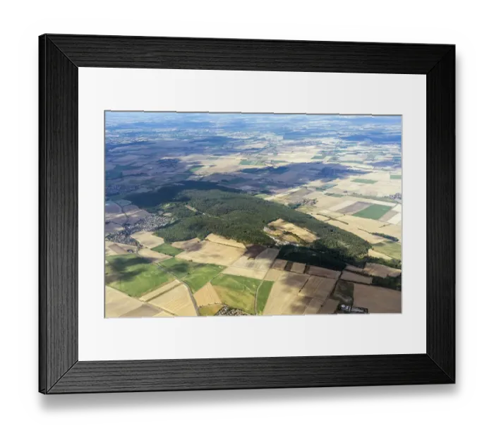 Framed Print : Aerial view of the Asse, nuclear