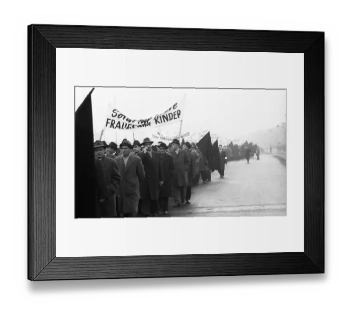 Framed Print : With black flags Framed Print : With black flags