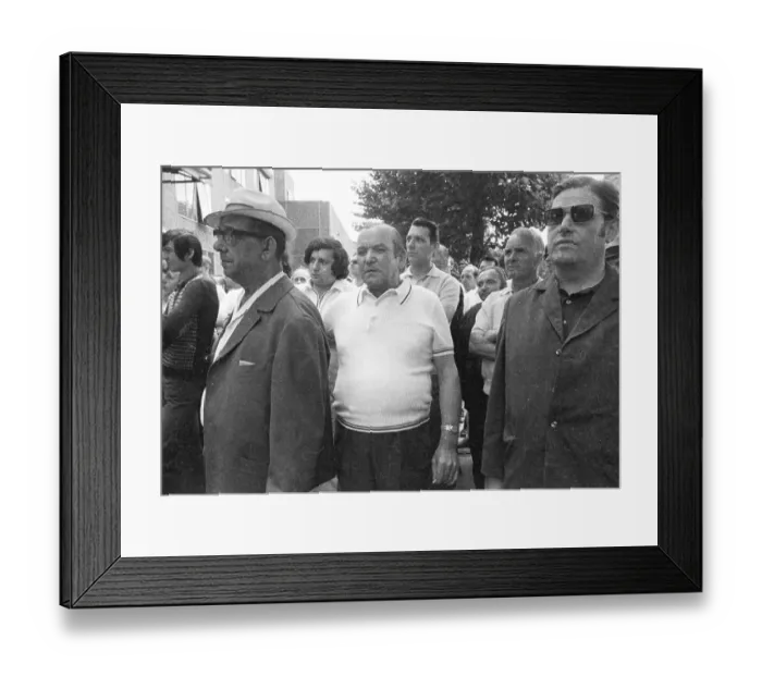 Framed Print : With black flags, mourning and anger Framed Print : With black flags, mourning and anger