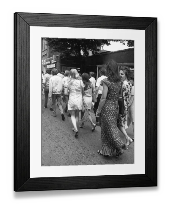 Framed Print : With black flags, mourning and anger Framed Print : With black flags, mourning and anger