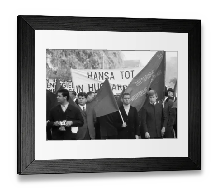 Framed Print : A wave of outrage swept the Ruhr area when the Hansa mine was closed Framed Print : A wave of outrage swept the Ruhr area when the Hansa mine was closed