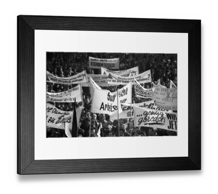 Framed Print : A wave of outrage swept the Ruhr area when the Hansa mine was closed Framed Print : A wave of outrage swept the Ruhr area when the Hansa mine was closed