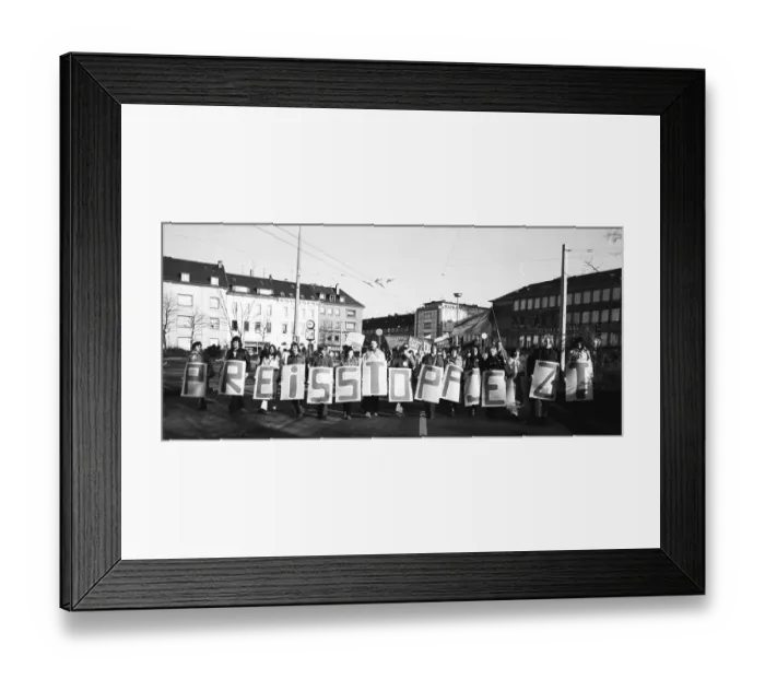 Framed Print : DKP supporters and functionaries demonstrated for a price freeze of communal and general prices on 18