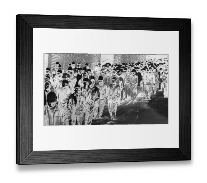 Framed Print : Pictures from the Ruhr area. The alienation is intentional
