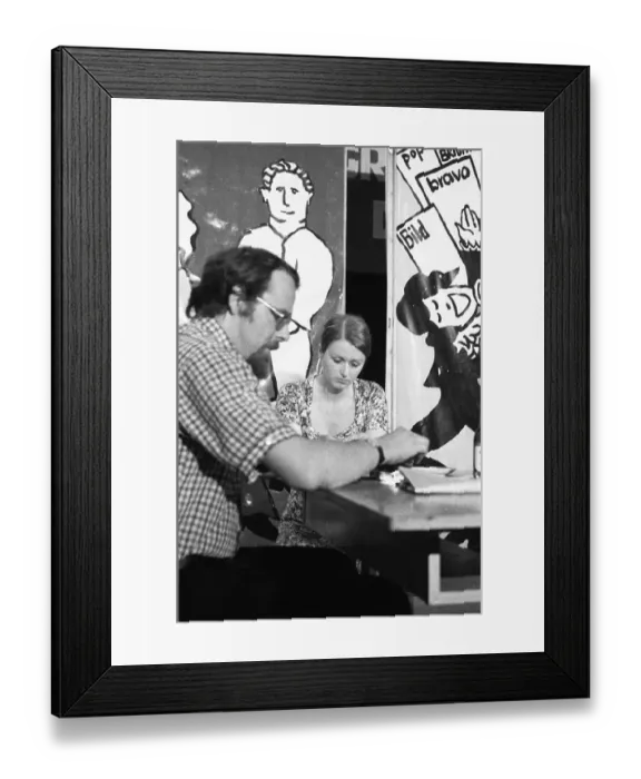 Framed Print : The left-oriented Socialist German Workers Youth (SDAJ) Framed Print : The left-oriented Socialist German Workers Youth (SDAJ)