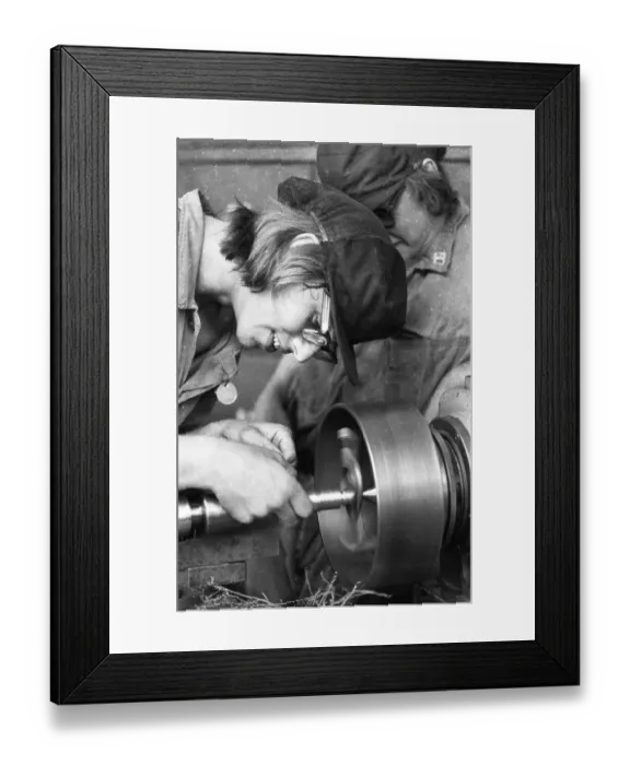 Framed Print : Apprenticeship at Opel in Bochum on 8 Framed Print : Apprenticeship at Opel in Bochum on 8