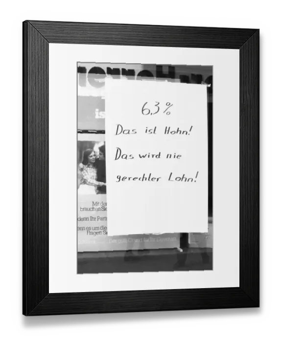Framed Print : The trade union Handel, Banken