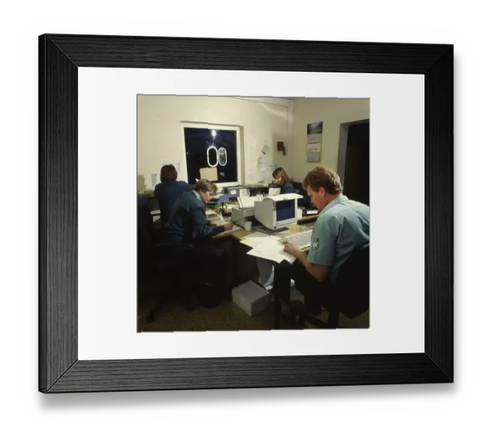 Framed Print : Customs activities, here on 29