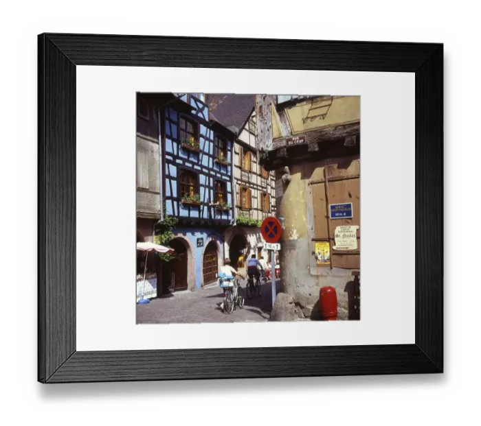 Framed Print : A bicycle tour through the Alsace Framed Print : A bicycle tour through the Alsace
