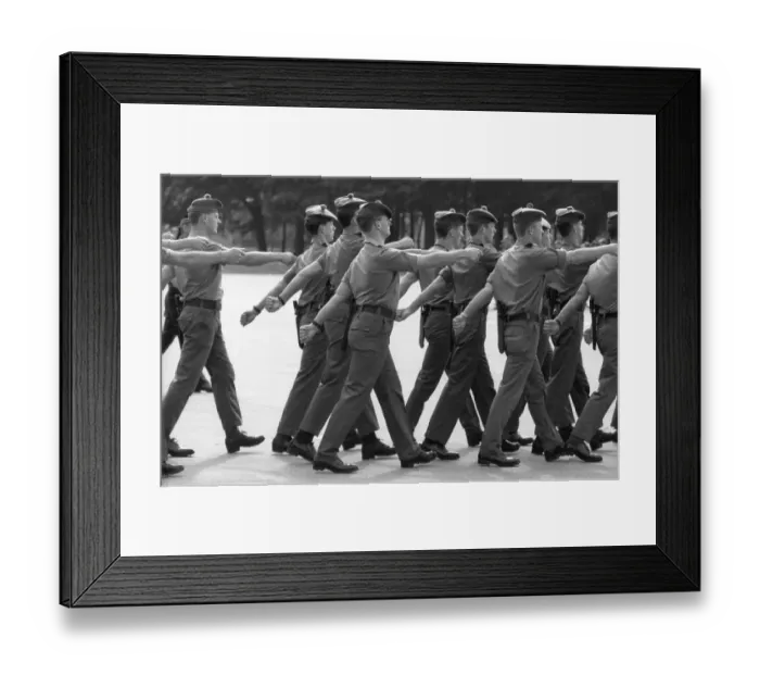 Framed Print : Parade exercise of the British Army of the Rhine with the Scottish Regiment Framed Print : Parade exercise of the British Army of the Rhine with the Scottish Regiment