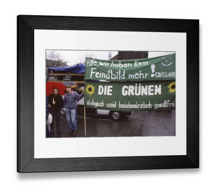 Framed Print : The traditional Easter march, here the OM Ruhr on 14 Framed Print : The traditional Easter march, here the OM Ruhr on 14