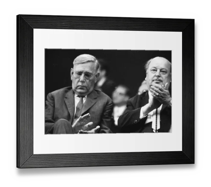 Framed Print : Personalities from politics, economy and culture from the years 1965-71 Framed Print : Personalities from politics, economy and culture from the years 1965-71