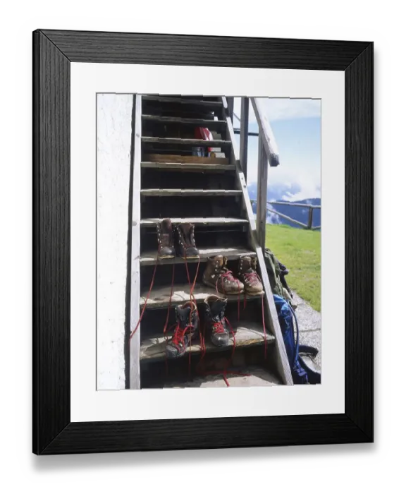 Framed Print : AUT, Austria: The versatility of the Alpine mountains inspires not only residents from the flat countryside