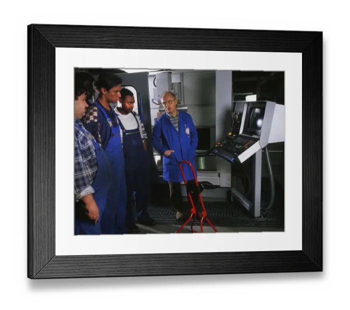 Framed Print : Encounters of people in Germany Framed Print : Encounters of people in Germany