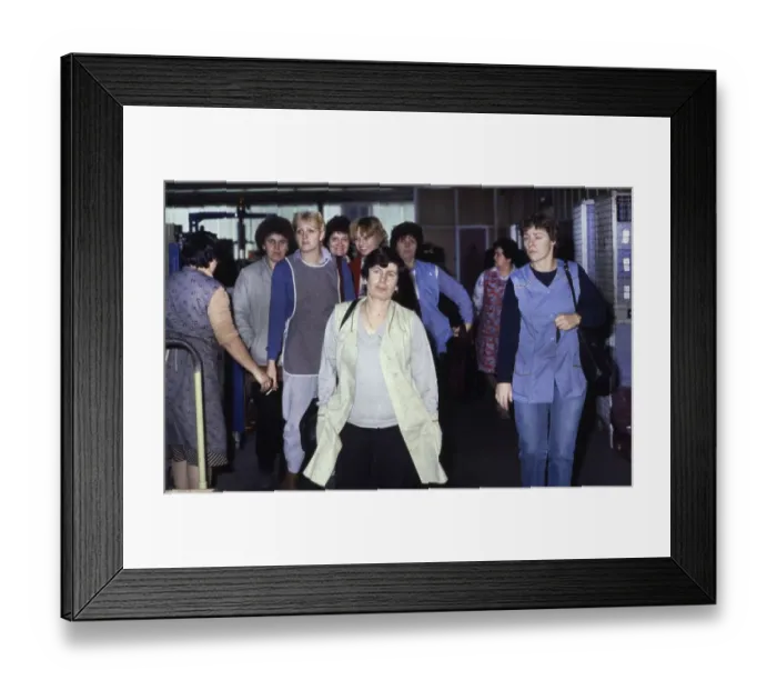 Framed Print : DEU, Germany: Historical slides from the 84-85 r years Framed Print : DEU, Germany: Historical slides from the 84-85 r years