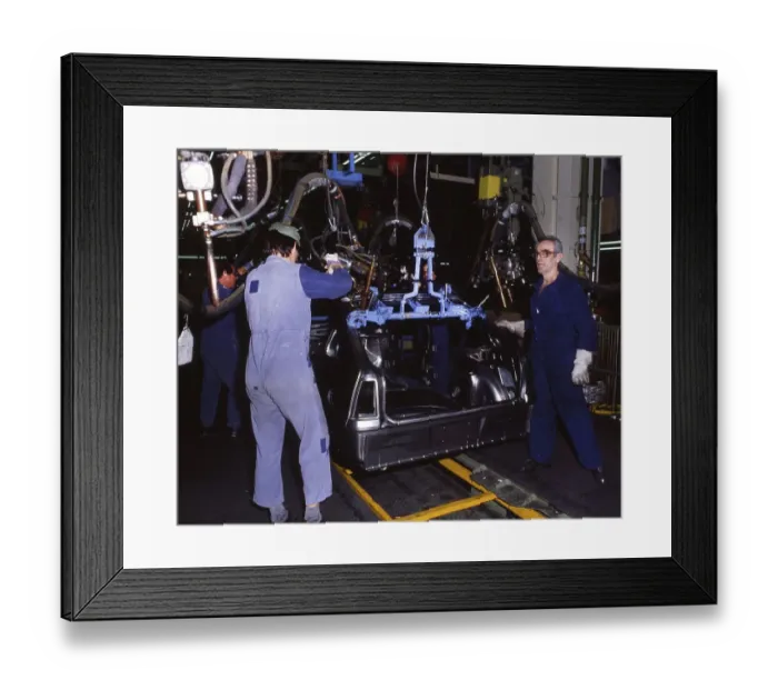 Framed Print : DEU, Germany: Historical slides from the 84-85 r years
