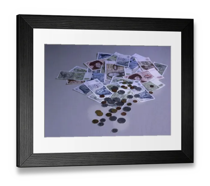 Framed Print : DEU, Germany: Historical slides from the 84-85 r years