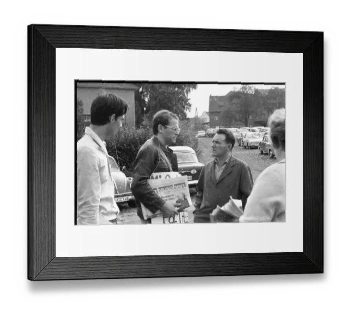 Framed Print : DEU, Germany, Dortmund: Personalities from politics