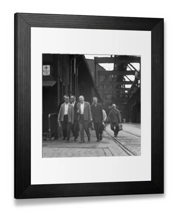 Framed Print : DEU, Germany, Dortmund: Personalities from politics