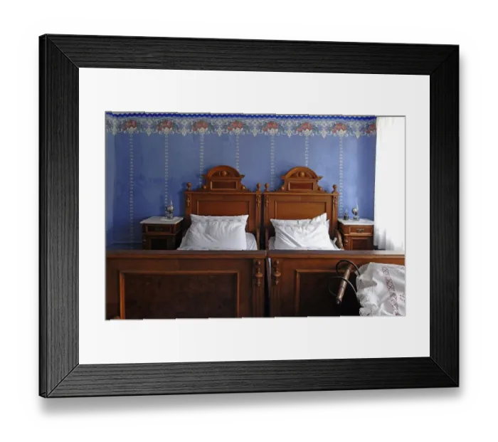 Framed Print : Bedroom, 1935, teachers flat in the schoolhouse Framed Print : Bedroom, 1935, teachers flat in the schoolhouse