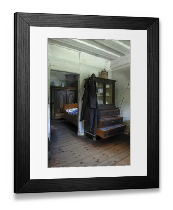 Framed Print : View into the bedchamber, 1926