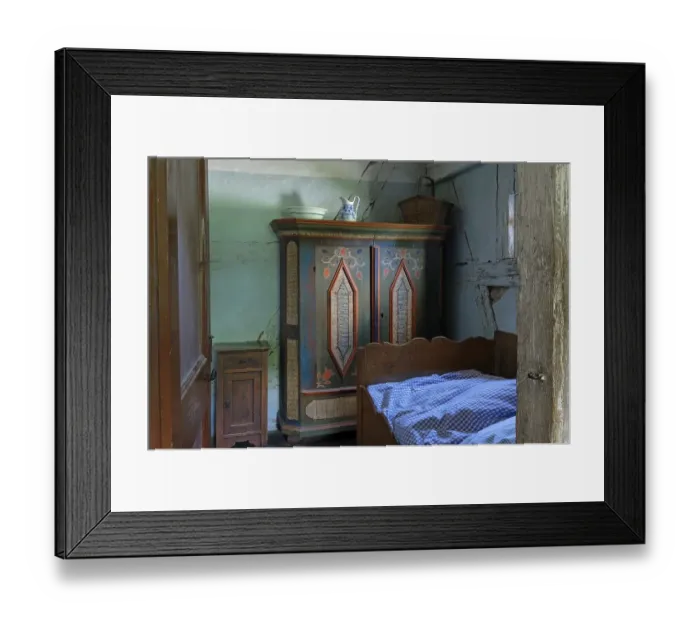 Framed Print : Sleeping chamber, 1926, in the shepherds house