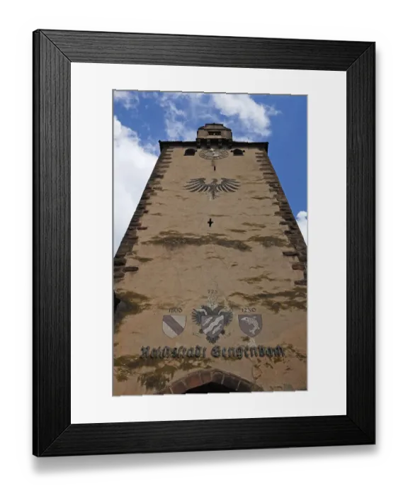 Framed Print : Medieval fortified defence tower Framed Print : Medieval fortified defence tower