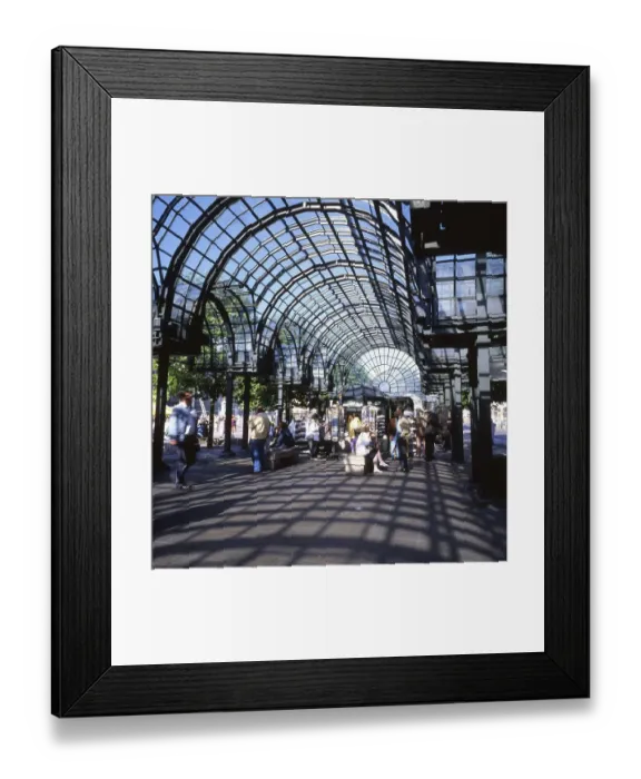 Framed Print : Even a glimpse of the city of Hamburg