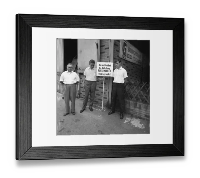 Framed Print : DEU, Germany, Dortmund: Personalities from politics Framed Print : DEU, Germany, Dortmund: Personalities from politics