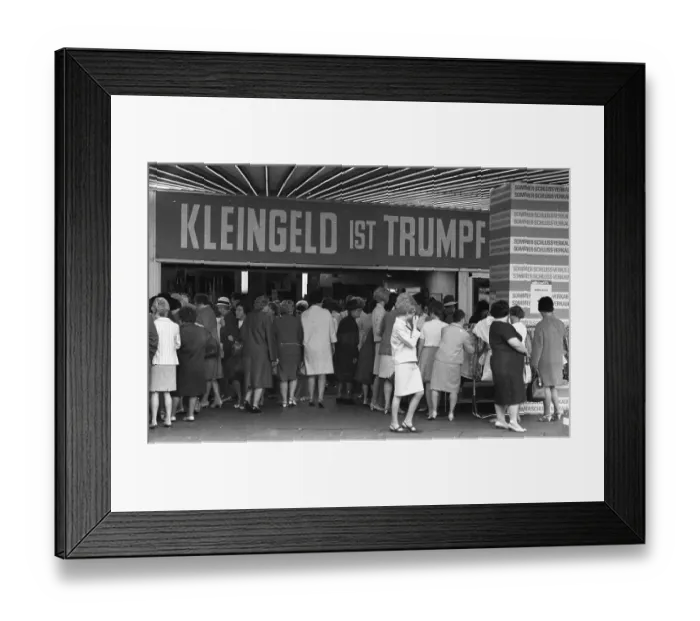 Framed Print : DEU, Germany, Dortmund: Personalities from politics Framed Print : DEU, Germany, Dortmund: Personalities from politics