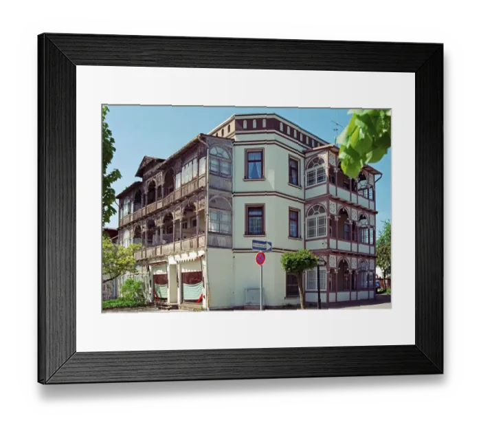 Framed Print : Spa architecture, Sellin, Ruegen Island Framed Print : Spa architecture, Sellin, Ruegen Island
