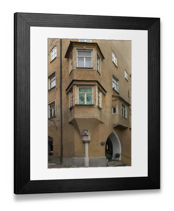 Framed Print : Corner oriel on the historic New Toll House Framed Print : Corner oriel on the historic New Toll House