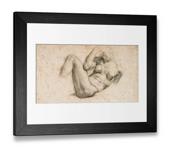 Framed Print : Examination of Michelangelos Night Sculpture from the Medici Tombs