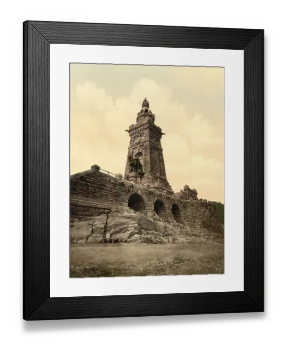 Framed Print : The Kyffhaeuser Monument in Thuringia