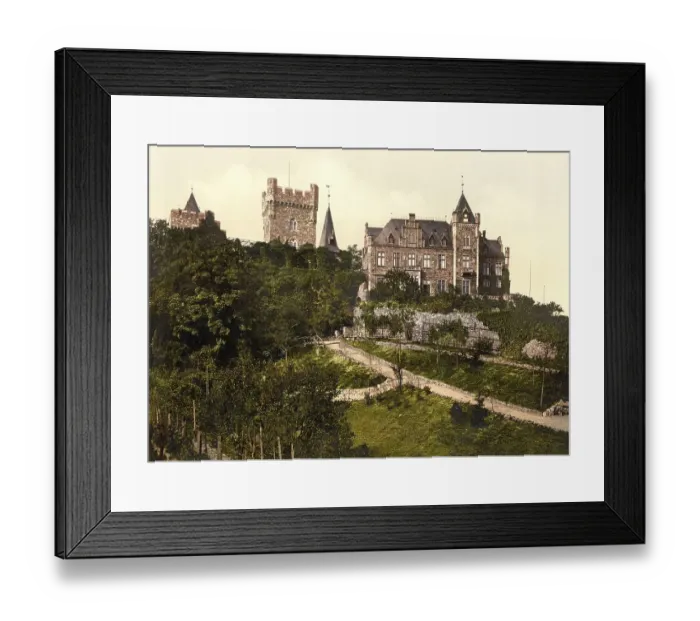 Framed Print : Klopp Castle near Bingen, Rhineland-Palatinate