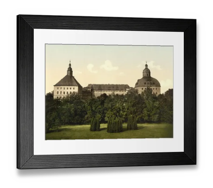 Framed Print : Castle in Gotha, Thuringia, Germany, Europe